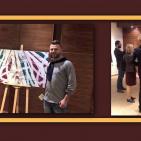 افتتاح معرض قافية اللون في متحف محمود درويش