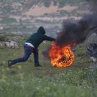 مواجهات قرب سجن عوفر غرب رام الله