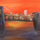 الخليل: معرض دفء الندى للفنانة ندى أبو هيكل