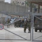 معبر قلنديا عقب استشهاد شاب وفتاة اثر اطلاق قوات الإحتلال الرصاص عليهم