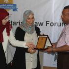 الصليب والتعليم بغزة تختتمان المنتدى الطلابي للقانون الدولي الانساني