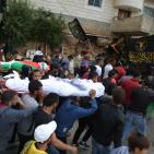 تشييع جثماني الشهيدين الشقيقين إبراهيم ومرام طه   في قطنة