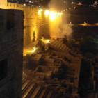 السيطرة على حريق شب جنوب المسجد الأقصى