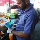 اجواء مدينة رام الله في  اليوم الحادي عشر من رمضان