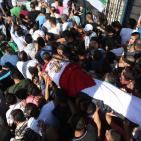 تشييع الشهيد الطفل بدران في بلدة  بيت عور التحتا