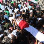 تشييع الشهيد الطفل بدران في بلدة  بيت عور التحتا