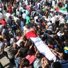 تشييع الشهيد الطفل بدران في بلدة  بيت عور التحتا