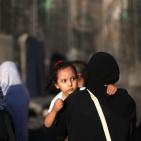 دخول المصلين  عبر حاجز قلنديا لاداء صلاة الجمعة الاخيرة في رمضان