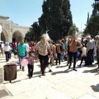 صور: أكثر من 280 ألفاً أدوا الجمعة الأخيرة برحاب الأقصى