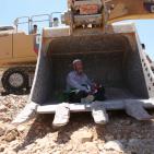 مظاهرة ضد مصادرة الاراضي في اراضي بلدة دير قديس