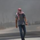 مواجهات قرب سجن عوفر تضامنا مع الاسير بلال كايد