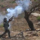 مواجهات قرب سجن عوفر تضامنا مع الاسير بلال كايد