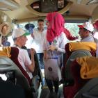 مغادرة حجاج الضفة الى الديار الحجازية عبر معبر الكرامة