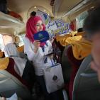 مغادرة حجاج الضفة الى الديار الحجازية عبر معبر الكرامة