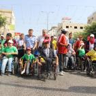 ماراثون رياضي للمعاقين حركيا في الخليل والرسالة شديدة اللهجة