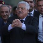 الرئيس محمود عباس يغادر المستشفى الاستشاري العربي في رام الله بعد عملية 