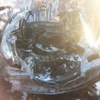 بالصور.. اصابة مواطن بانفجار انبوبة غاز في الخليل