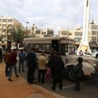 معرض صور للشهيد ياسر عرفات وسط رام الله للمصور جمال العاروري