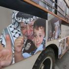 معرض صور للشهيد ياسر عرفات وسط رام الله للمصور جمال العاروري