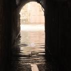 الامطار تغرق البلدة القديمة في الخليل