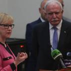 إجتماع بين وزير الخارجية د.رياض المالكي ووزيرة خارجية السويد مارغوت فالستروم