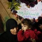 الآلاف يُشيعون جثمان الشهيدة أنصار هرشة في بلدة قفين قضاء طولكرم