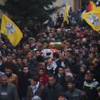 بيت ريما: تشييع جثمان الشهيد احمد الريماوي الى مثواه الاخير