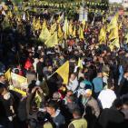 مسيرة مركزية لحركة فتح بغزة في ذكرى انطلاقتها الـ 52