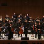 الأوركسترا الوطنية الفلسطينية بقيادة فنسنت دو كورت في جامعة بيزيت