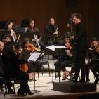 الأوركسترا الوطنية الفلسطينية بقيادة فنسنت دو كورت في جامعة بيزيت