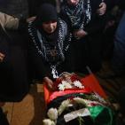 تشييع جثمان الطفل الشهيد محمد زيدان في بلدة بير نبالا