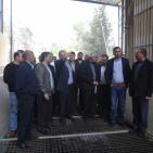 اجتماع شركة مطاحن القمح الذهبي بنقابة تجار المواد الغذائية في الخليل