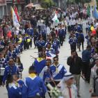 احتفالات سبت النور في مدينة رام الله