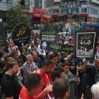 وقفة تضامنية مع الاسرى المضربين عن الطعام في رام الله