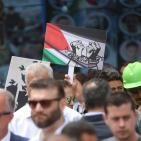 وقفة تضامنية مع الاسرى المضربين عن الطعام في رام الله