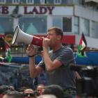 وقفة تضامنية مع الاسرى المضربين عن الطعام في رام الله