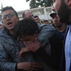 وداع الشهيد الطفل مصعب التميمي 