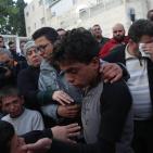 وداع الشهيد الطفل مصعب التميمي 