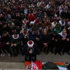 جماهير نابلس تشيع جثمان الشهيد قينو في عراق بورين