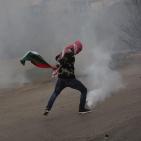 مواجهات مع الاحتلال على المدخل الشمالي لمدينة البيرة