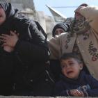 تشييع جثمان الشهيد الفتى ليث أبو نعيم في قرية المغير 