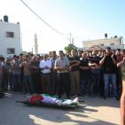 تشييع جثمان الشهيد عز الدين التميمي في قرية النبي صالح