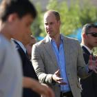 زيارة الأمير وليام لمدرسة الفرندز في رام الله