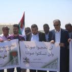 وقفة تضامنية مع الأسير الصحفي علي دار علي  أمام سجن 