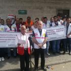 الطواقم الطبية تتطالب بحماية من بطش الاحتلال الإسرائيلي