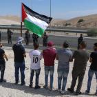 مسيرة في الخان الاحمر تنديدا بقرار هدم وتهجير القرية