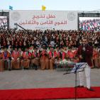 (صور).. جامعة القدس تحتفل بتخريج الدفعة الأولى من الفوج 38