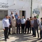 منيب رشيد المصري يتفقد مؤسسات نابلس وطولكرم