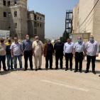 منيب رشيد المصري يتفقد مؤسسات نابلس وطولكرم