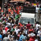 آلاف الأردنيين يتظاهرون اسنادا للمقاومة ونصرة لشعبنا